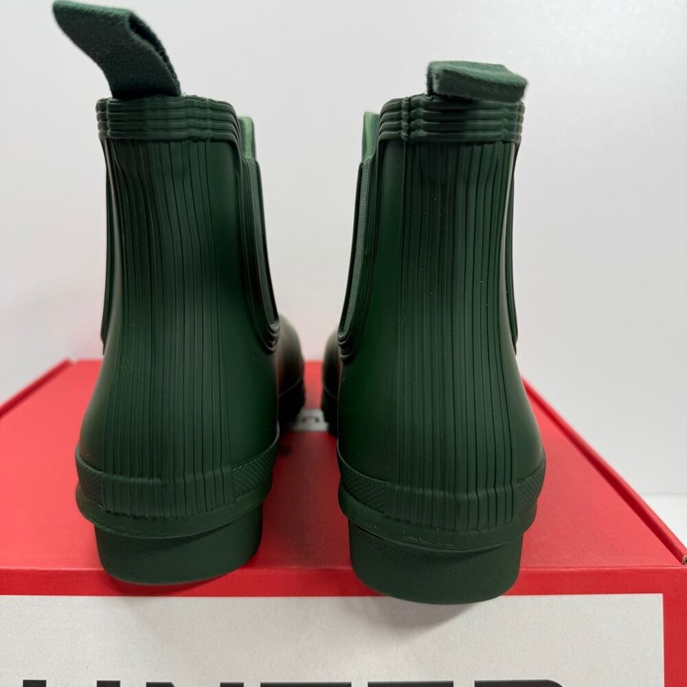 NIB• Women's Hunter Original Chelsea Green Boots Size: 8 - Picture 5 of 8
